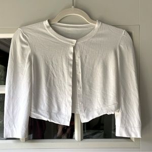 Alaia viscose crop cardigan